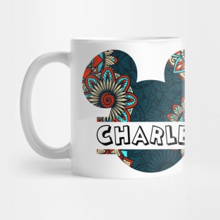 Charles Name With Seamless Pattern Mug